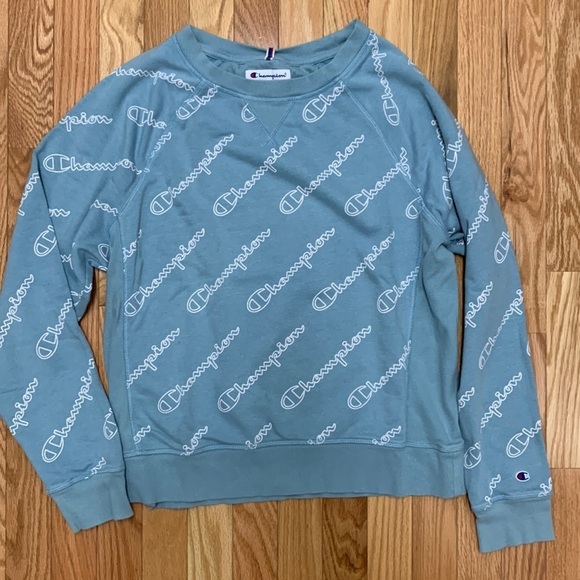 Champion Reverse‎ Weave All-over Logo Sweatshirt - Picture 1 of 3